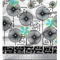 thumbnail image 3 of oneOone Polyester Lycra White Fabric Artistic Flower Panel Craft Projects Decor Fabric Printed By The Yard 56 Inch Wide, 3 of 3