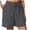 c-Grey, variant on XinghaiYIDE Womens Casual Shorts Drawstring Comfy Elastic Waist Shorts Summer Pull On Short with Pockets S-5XL