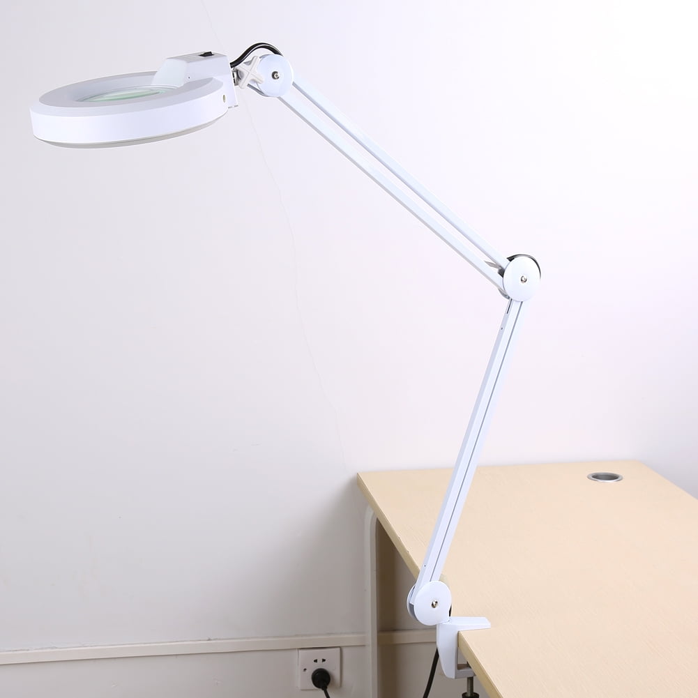 desk lamp with magnifier