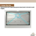 thumbnail image 2 of CASAINC 33 in. Farmhouse Apron-Front Single Bowl 18-Gauge Brushed Stainless Steel Kitchen Sink Bottom Grid Strainer, 2 of 9