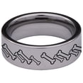 thumbnail image 4 of Dog Tungsten Carbide Ring, 4 of 6