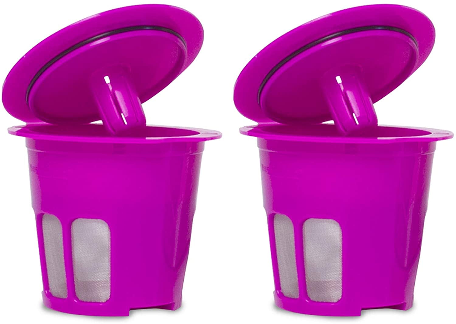 Cafe Flow Reusable Coffee Pod Filter 2PK Refillable K Cup For Keurig