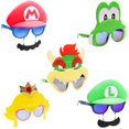 thumbnail image 1 of [ Paquete de 5 Gafas de Sol Sun-Staches de Super Mario para Disfraz en Grupo ], 1 of 5