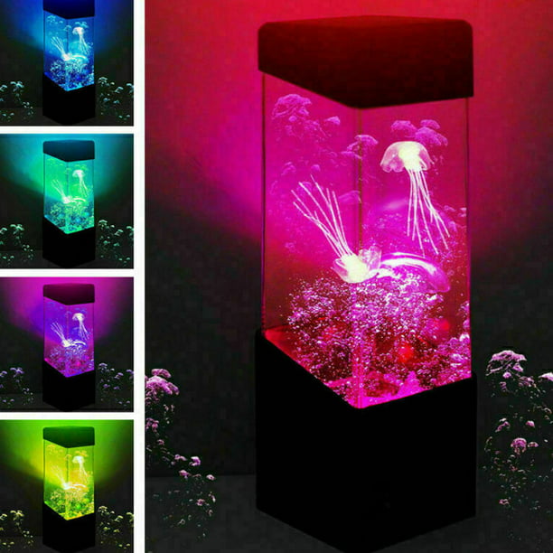 Jellyfish Lava Lamp, Jelly Fish Lamp Electric Aquarium Tank Mood Night  Light with Color-Changing, Home Office Bedroom Desktop Decoration Gift -  Walmart.com