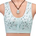 thumbnail image 4 of Fashion Front Button Underwear Women Comfortable Cotton Middle-aged Brasieres, 4 of 7