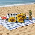 thumbnail image 5 of 2 Pack Outdoor Waterproof Throw Pillow Covers,Farm Sunflower Decorative Rectangle Pillow Case Patio Pillowcases for Chair Couch Sofa 20x12in, 5 of 9