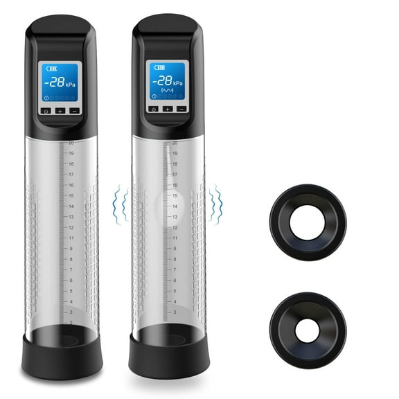 NCTTRP Rechargeable Penis Pump for Men with LED Display and USB Charging, Adjustable Settings