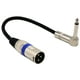 thumbnail image 2 of Cable adaptador de audio macho a XLR macho de 0,2 m y 6,35 mm plateado, 2 of 7
