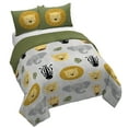 thumbnail image 3 of Saturday Park Safari Friends 100% Organic Cotton Kids' Duvet Cover & Sham Set, 3 of 7