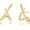 X Shape-Gold, variant on Earrings For Women 14K Gold/18 White Gold Plated Hypoallergenic 925 Sterling Silver Stud Trendy Minimalist Style For Formal Everyday Prom Bridal Bridal Wedding[e7773]