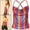 Multicolor Red, variant on Unique Bargains Women's Cowl Neck Sparkly Metallic Spaghetti Strap Camisole Top