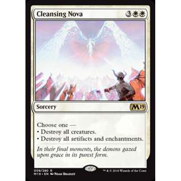 MtG Core Set 2019 Cleansing Nova