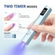 thumbnail image 4 of Lámpara de uñas AIRSEE, mini secador de uñas de gel inalámbrico con luz UV, 4 of 6