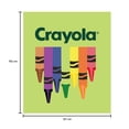 thumbnail image 2 of Cobertor Frazada Crayola crayons 127 cm x 152 cm verde, 2 of 4