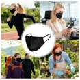 thumbnail image 4 of Unique Bargains 1 Pc Five-petal Flower Sunscreen Mask Lace Black Flower, 4 of 5