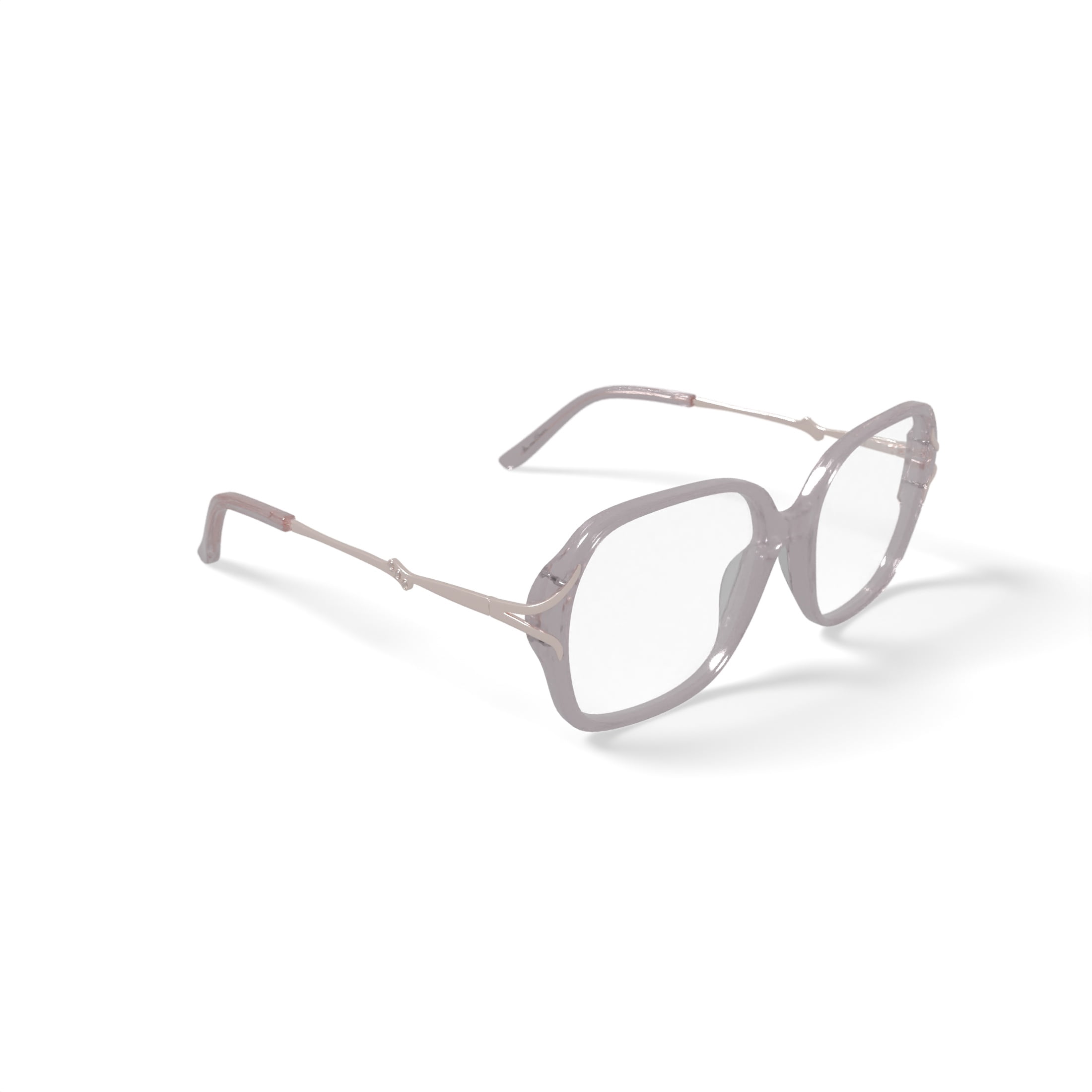 Sophia Loren Women's SLH08Z Square Prescription Eyeglasses with Case, Pink