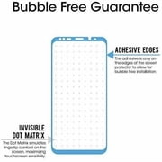UYWGF-Glass Screen Protector for Samsung Galaxy S9, 3D Curved Tempered Glass, Dot Matrix with Easy Installation Tray, Case Friendly (Black), 1 Pack