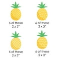 thumbnail image 2 of Big Dot of Happiness Tropical Pineapple - Diy Shaped Summer Party Cut-Outs - 24 Count, 2 of 6
