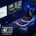 thumbnail image 5 of Kozyc Adaptador Usb C A Hdmi Dual 4K@60Hz Tipo C A Hdmi Splitter Pantalla Extendida Para Macbook/Macbook Pro Air Dell Xps13/15 Samsung Galaxy S9/S9+ [Modo Mst (Pantallas Extendidas) Solo Para Win Os], 5 of 5