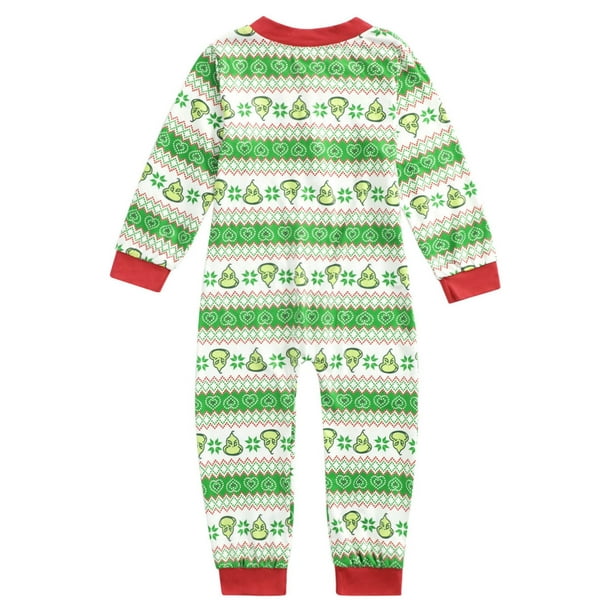 Caitzr Family Matching Christmas Pajamas Set Green Stripe Onesies Sleepwear Xmas Nightwear Pajamas Pjs Other
