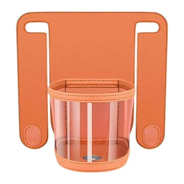 Soporte multifuncional para reposacabezas, portavasos, gancho, mochilas, accesorios, sombreros, fácil de usar Naranja