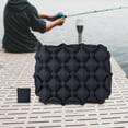 thumbnail image 6 of colaxi Inflatable Seat Cushion Comfortable Compact Seat Pad Air Sitting Pad for Boating Outdoor Lawn Fishing Backpacking Black, 6 of 9