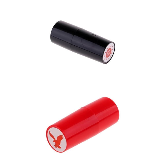 2X Personalizado Pelota de Golf Stamper Marcador Impresión Sello Golfista Fan Souvenir - Sol y águila, 53x21mm Sunnimix Sello de estampador de pelota de golf