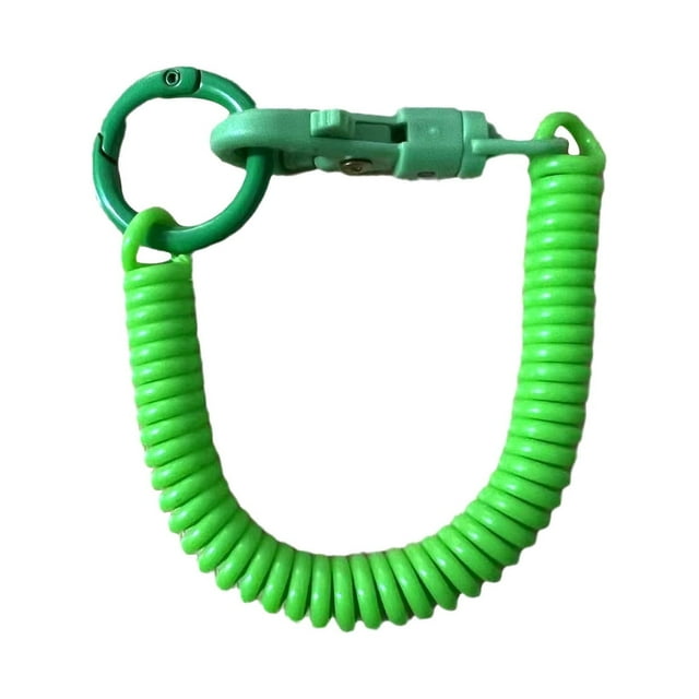 Amzcrzy Key Chain Plastic Spring Rope Key Chain Spring Mobile Phone Rope Telescopic Spring Lanyard Key Chain Lanyard Dorm Room Essentials Home Improvement Birthday Gifts for Men Home Organization