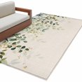 thumbnail image 2 of Area Rug 48×72in, Sage Green Eucalyptus Berry Floor Carpet Living Room Rug, Country Foliage Retro Linen Non-Slip Welcome Mat Indoor Rugs for Bedroom Dining Room, 2 of 9