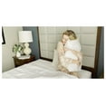 thumbnail image 3 of 100% Cotton Percale Pillowcases, 6 Pack Pillow Cases, Soft & Breathable Pillow Covers, Light Weight Fabric, Smooth Airy Weave, for Her or Him (Ivory Stripe Queen/Standard 20"x30",6), 3 of 4