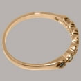 thumbnail image 5 of LBG British Made 18k Rose Gold Cultured Pearl & Sapphire Womens Eternity Ring - 33 size options - Size 4.75, 5 of 9
