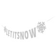 thumbnail image 2 of Gymnture Glittery Let It Snow Banner with Snowflake Garland Winter Decorations for Door Classroom and Party Holiday Celebrations Xmas Party Favor, 2 of 10