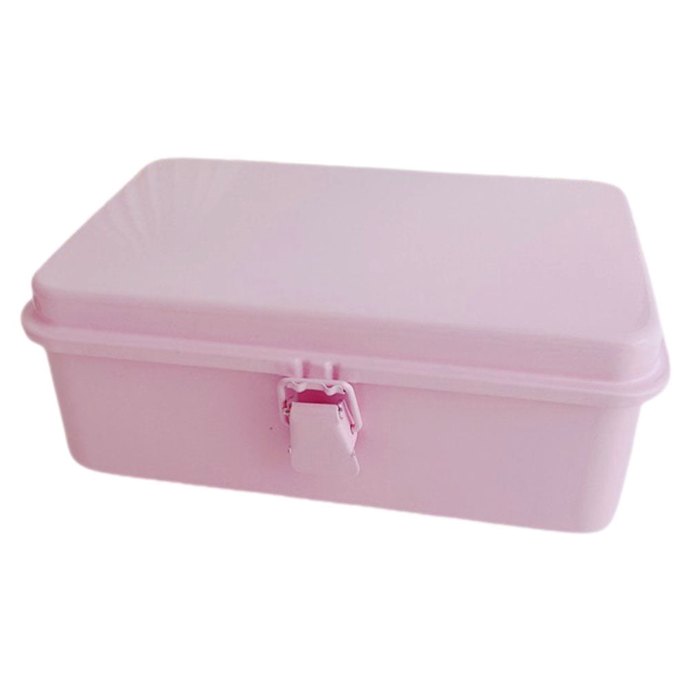 SHIYUU Metal Tool Box with Lock for Mechanics and Car Tools Storage