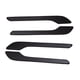thumbnail image 1 of 4 piezas de calcomanías para manijas de puertas de automóviles, calcomanías de decoración antiarañazos para , moldura de cubierta de Negro brillante shamjiam Cubierta de la manija de la puerta del coche, 1 of 3