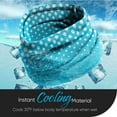thumbnail image 2 of Millenti Gaiter Blue-White-Halftone Scarf, Sun Protection Soft Lightweight Windproof Fabric, Breathable, Fishing, Hiking, Running, Cycling, Blue Headwear, G03UBLW, 2 of 5