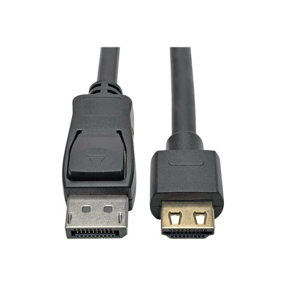 Eaton Tripp Lite Series DisplayPort 1.4 to HDMI Active Adapter Cable (M/M), 4K 60 Hz, 4:4:4, HDR, HDCP 2.2, 6 ft. (1.8 m) - Adapter cable - DisplayPort male to HDMI male - 6 ft - black - 4K support, active