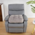 thumbnail image 2 of Tufted Corduroy Recliner Seat Cushion for Elderly, 20x20x6 Inch Extra Large Square Seat Cushion for Recliner Chair, Floor Pillow, Office Chair, Car, No Pressure on Thighs, Grey, 2 of 16