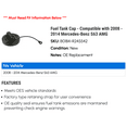 thumbnail image 2 of Fuel Tank Cap - Compatible with 2008 - 2014 Mercedes-Benz S63 AMG 2009 2010 2011 2012 2013, 2 of 2