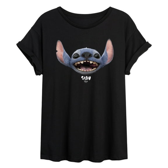 Lilo & Stitch - Stitch Face Oversized - Women's Oversized Graphic T-Shirt