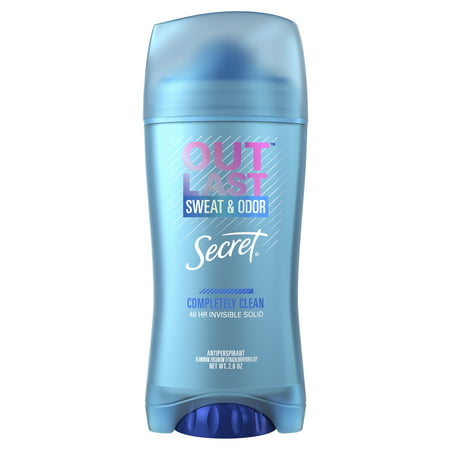 Secret Outlast Invisible Solid Antiperspirant Deodorant for Women Completely Clean 2.6 oz