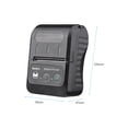 thumbnail image 3 of Bisofice Portable 58mm Receipt Thermal Printer 2 inches Mini Mobile Pocket Printers with 11 Thermal Paper Roll USB&Wireless BT Connection Compatible with Windows/Android/iOS for Office Marke, 3 of 7