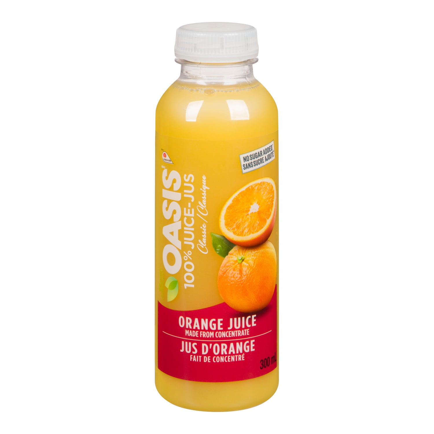 Oasis Orange Juice, 100 Percent, Polyethylene 300ML/Unit, 24 Units