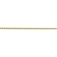 thumbnail image 2 of Leslie's Real 14kt Yellow Gold 1.8mm Solid Regular Rope Chain Chain Bracelet; for Adults and Teens; for Women and Men, 2 of 4