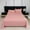 Pink, variant on Pink Washed Cotton Fitted Sheet 120x230cm - Breathable Single Size Bedding with Elastic Corners