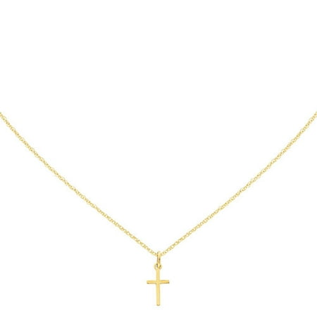 14kt Yellow Gold Small Cross Charm