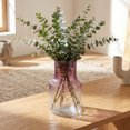 thumbnail image 6 of Unique Bargains Modern Geometric Wide Mouth Thickened Flower Vase Purple 5.3"x5.3"x8.3", 6 of 6