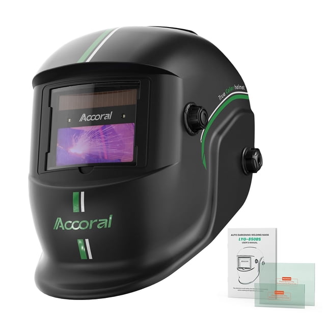 Casco de soldadura Accoral LYG 850BS con oscurecimiento automático True Color