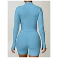 thumbnail image 4 of Chaqueta de Yoga for mujer, chaqueta de Yoga deportiva for correr al aire libre con cremallera, chaqueta de manga larga, ropa de Yoga de secado rápido for niñas, 4 of 7