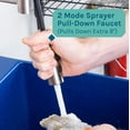 thumbnail image 6 of Tehila Blue 19 Gallon Utility Sink with High-Arc Stainless Finish Coil Pull-Down Faucet, 6 of 10
