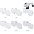 thumbnail image 3 of Lupas 2 Luces LED 5 Lentes Lupas Ajustables, Intercambiables, 1.0X, 1.5X, 2.0X, 2.5X, 3.5X Limpieza de Telas Para Trabajo, Reparaciones Electrónicas, Manualidades, Lectura, 3 of 8